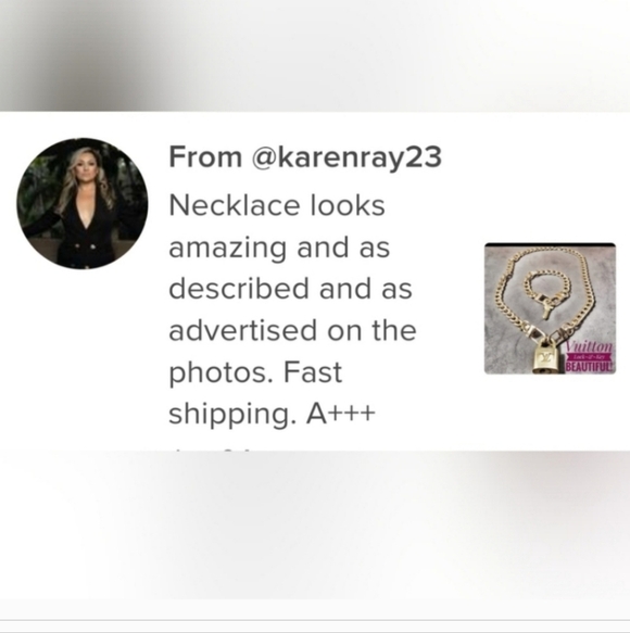 LOUIS VUITTON Authentic Lock Key Set Polished Chain Necklace Bracelet - Picture 9 of 12